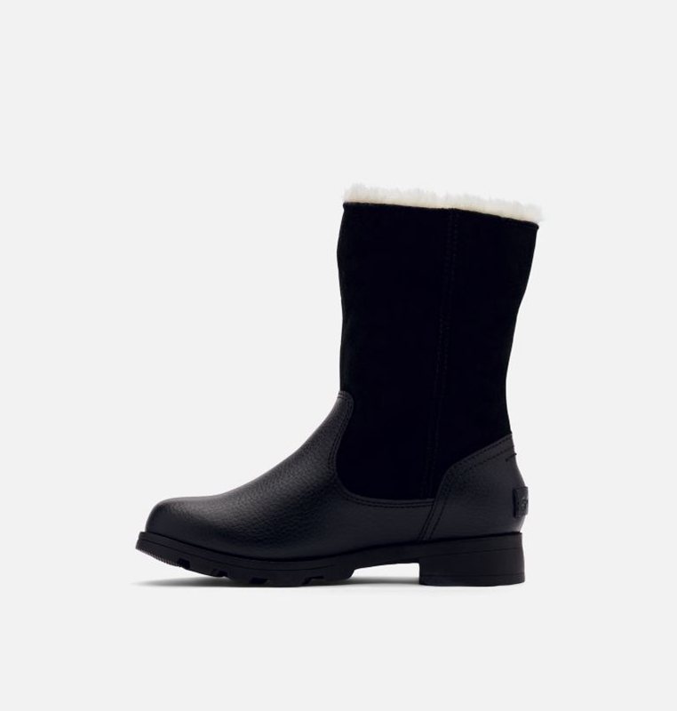 Sorel Barn Vinterkängor Svarta - Big Emelie™ Fold-Over - IAR-753809